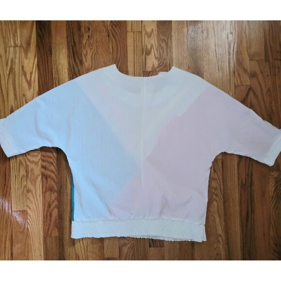 Vtg Picket And Post Le Chute Top Size Medium Windbreaker  Geometric Color Block - Picture 3 of 7